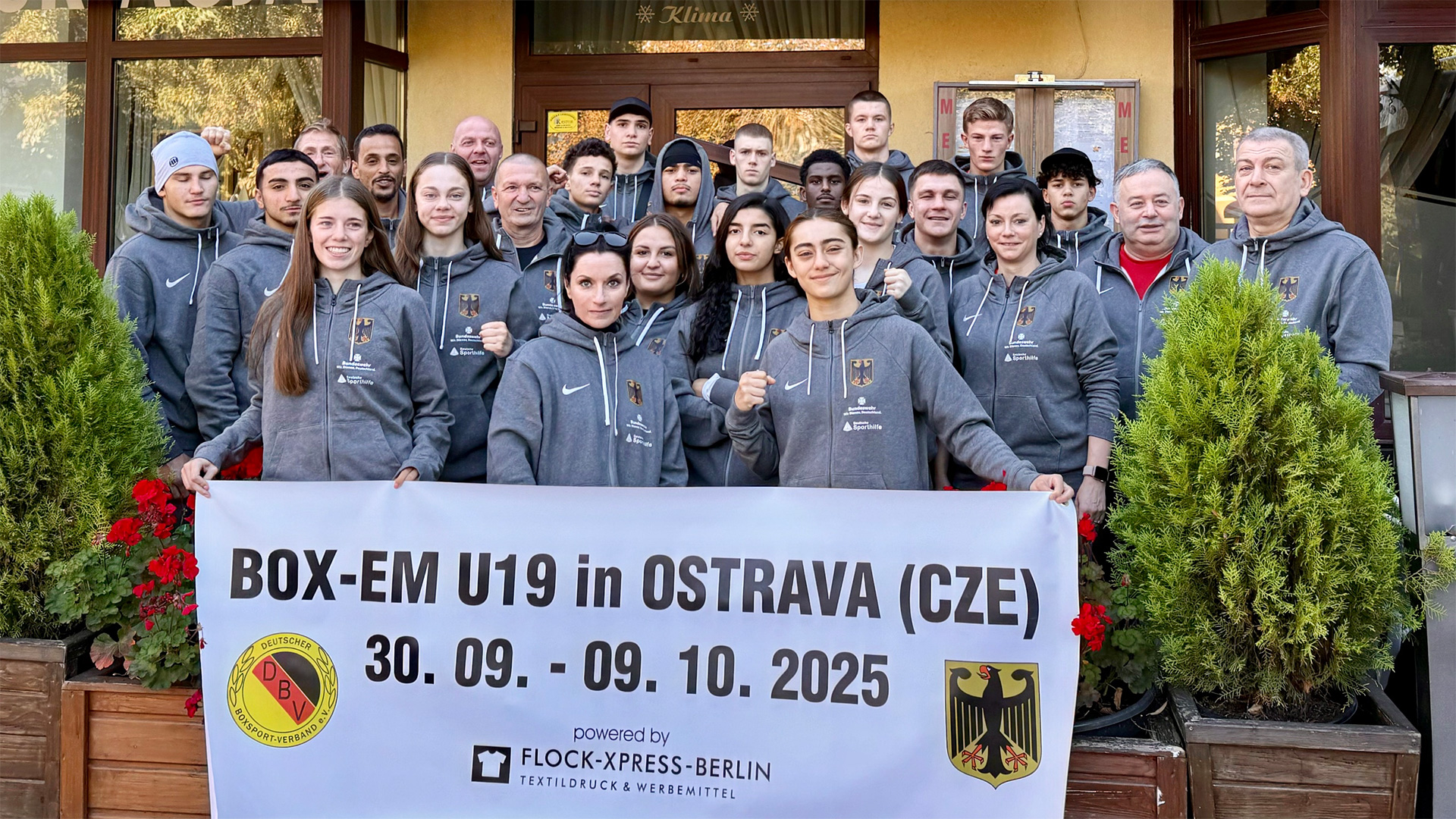 Ein Mannsvchaftsbild der U19-Mannschaft des DBV