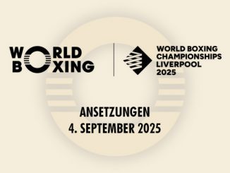 Logos des Weltverbandes World Boxing und der WM 2025