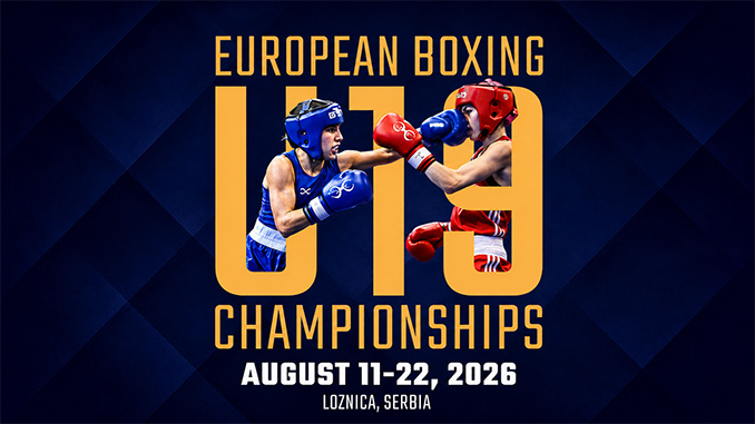Das Logo der U19 EM 2026 in Serbien